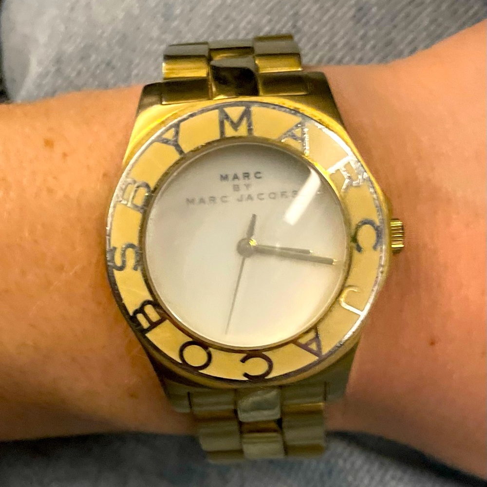 Gold Marc by Marc Jacobs watch